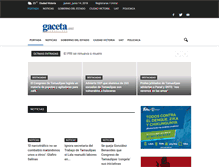 Tablet Screenshot of gaceta.mx